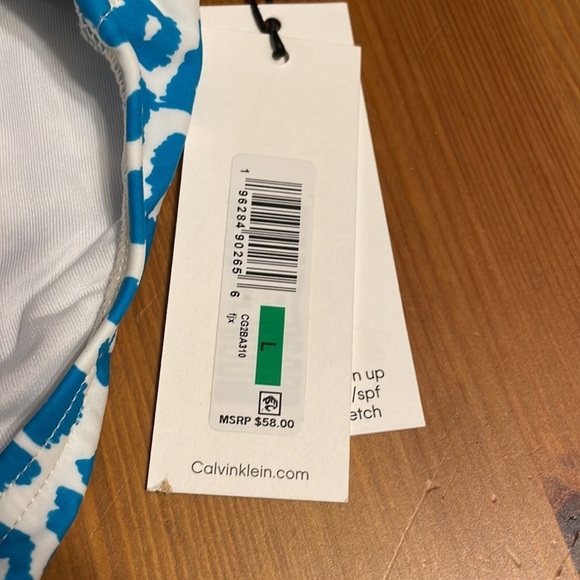 Calvin Klein Classic Mid-Rise Bikini Swim Bottom Animal Print Large NWT - Picture 4 of 6